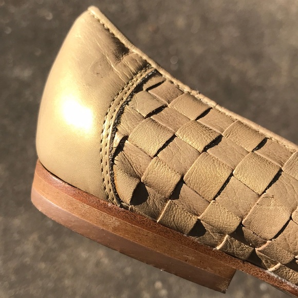 AMALFI BY RANGONI Light Gold Loafers - Picture 4 of 6